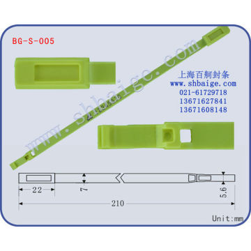 Sello de plástico indicativo de carga BG-S-005